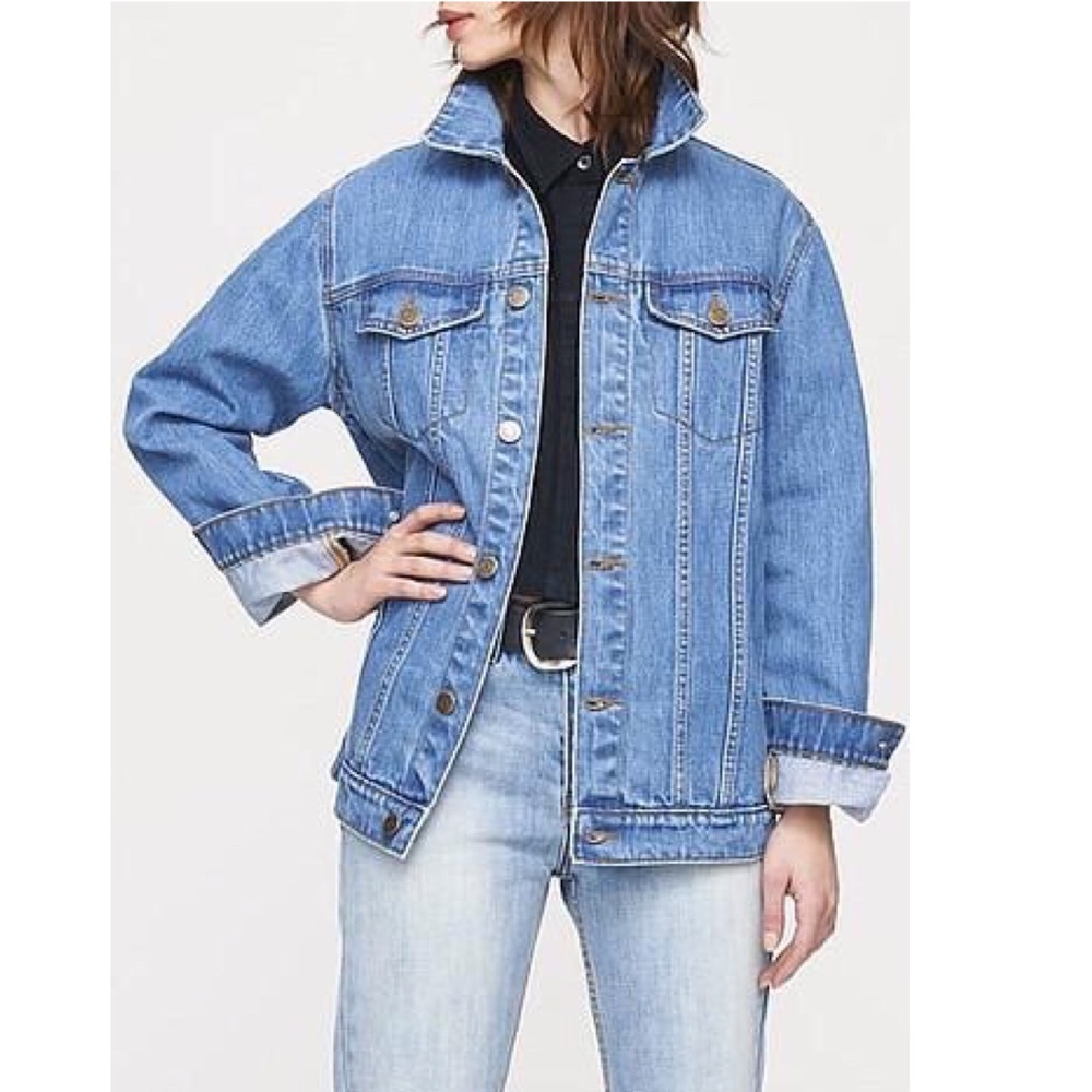 Hayley oversized denim jacket medium was
